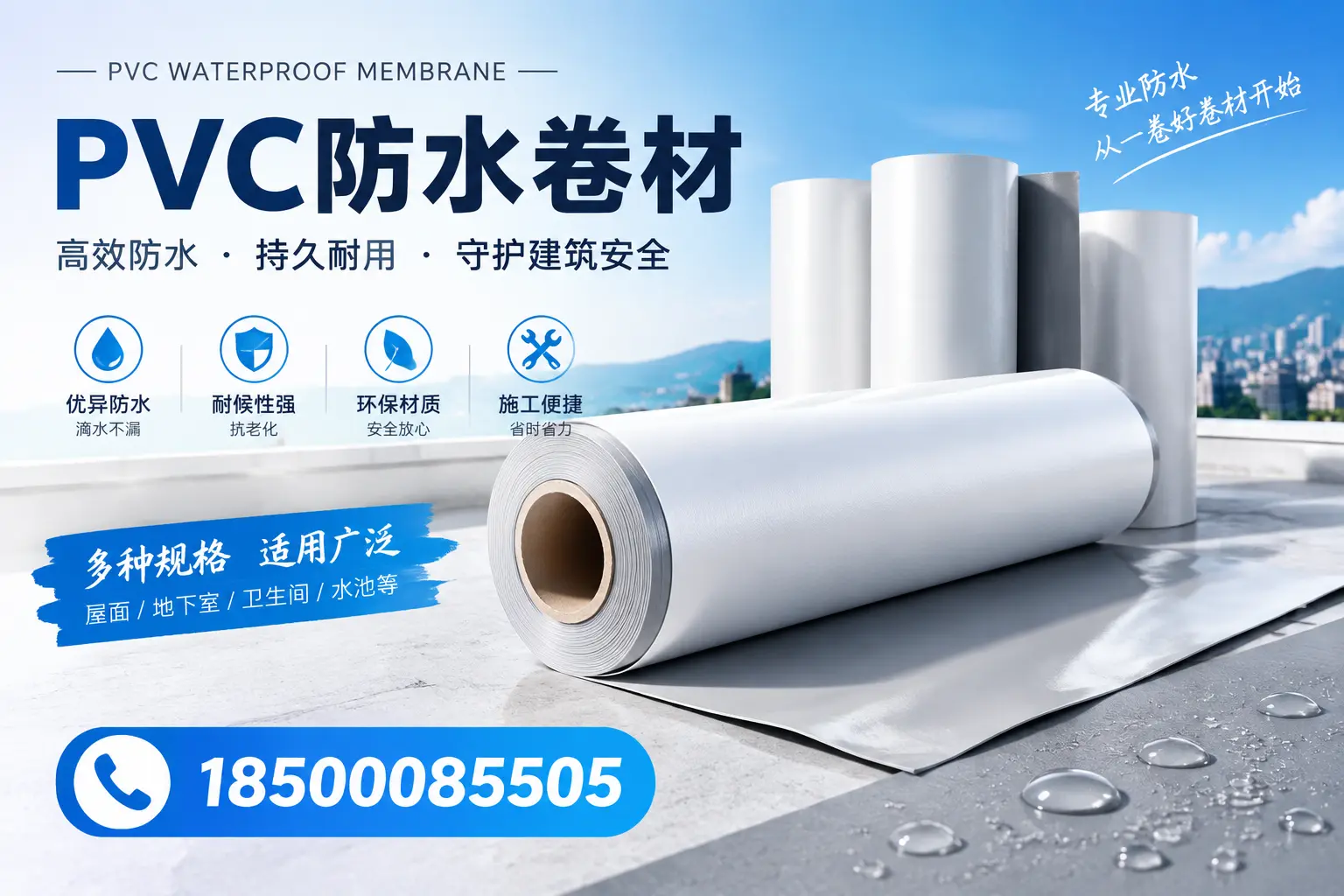 如何选择适合的PVC防水卷材？专家为您解答荆州的需求